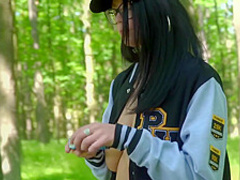 Smoking And Rubbing My Pussy And Nipples Play During 2 Cigarette