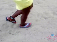 You Go To The Beach With Noemi Then You Fuck Her Ass With Noemie Bilas