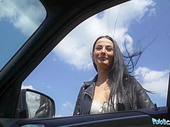 Shes A Sexy Hitchhiker With Great Tits And Ass With Appitite For Cock
