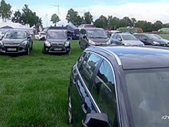 Public! Parkplatz-sex Beim Dorffest!!