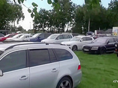 Public! Parkplatz-sex Beim Dorffest!!