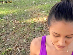 BWC dude fucks amateur mediumboobs babe after outdoor yoga