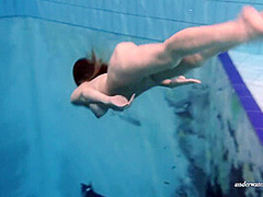 Duna Bultihalo Slutty Teen Swims And Strips