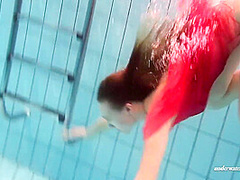 Duna Bultihalo Slutty Teen Swims And Strips