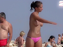 Beach Voyeur - Topless Young Beauties