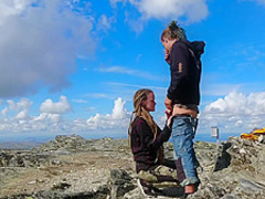 Sex On A Mountain Top In Norway