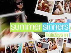 Playing the Fuck Game by the Pool - Summersinners