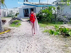 Public Beach Fucking On Caribbean Beach Blow Job And Public Fuck Fucking Wifey On Nude Beach