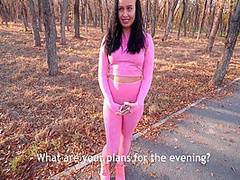 Fitness Girl Sucks For Money Outdoors 10 Min With Angelya G