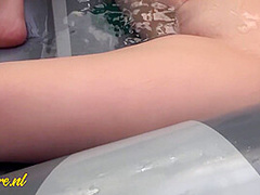 Veronica Moore - 50yo Milf Masturbates Herself After A Refreshing Dive