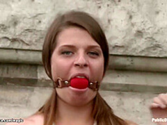 Beautiful Big-bosomed Babe Naked In Public With Mona Lee, James Deen And Princess Donna