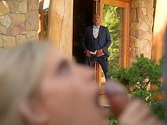 Skinny Bride Enjoys Double Penetration - Thomas Stone, David Perry And Candee Licious