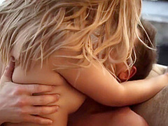Lapdance And Blowjob Made By Big Boobs Blonde