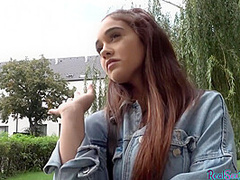 Fake agent seduces bigtitted 19yo slut in upskirt in POV