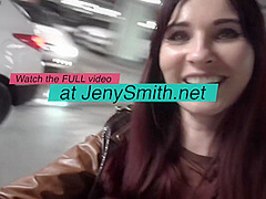 He saw me naked in the changing room. Jeny Smith goes shoping with her fan