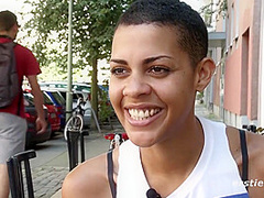 Cute Babe From London Fingers Her Shaved Pussy