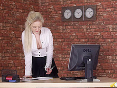 Amy Rose in Wank With The New Girl - DownblouseJerk