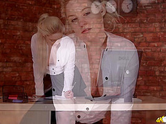 Amy Rose in Wank With The New Girl - DownblouseJerk