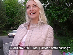 Reality babe public pussynailed outdoor 4 money in POV