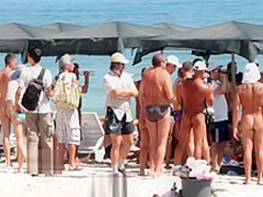 Ukraine nudism body painting