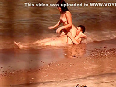 Beach Voyeur Films Hard Couple Sex