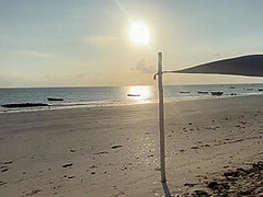 Diaper Girl On The Beach