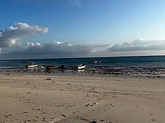 Diaper Girl On The Beach