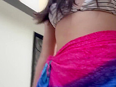 Diaper Girl On The Beach