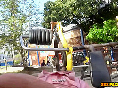 Steven Hard And Mila Garcia - Gets Big Cock Special Cumshake Facial After