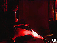 Flaming Hot Pussy: Sexy Pyromaniac Plays With Fire - PornWorld