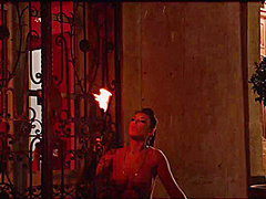 Flaming Hot Pussy: Sexy Pyromaniac Plays With Fire - PornWorld