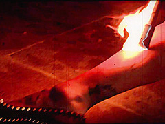 Flaming Hot Pussy: Sexy Pyromaniac Plays With Fire - PornWorld