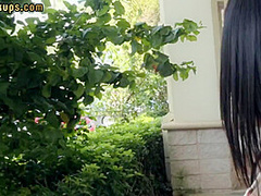 POV busty babe pussydrilled outdoor 4 cash after blowjob