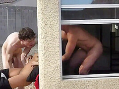 Asian Pizza Girl Fucked By Two Horny White Guys 8 Min