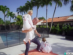 Sadie Hartz And Alice Merches In Two Little Bunnies Big One-eyed Snake Fucked