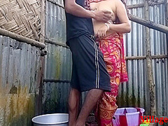 Red Saree Village Married Wife Sex ( Official Video By Villagesex91)
