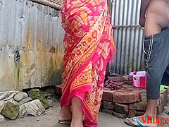 Red Saree Village Married Wife Sex ( Official Video By Villagesex91)