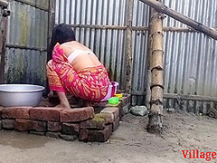 Red Saree Village Married Wife Sex ( Official Video By Villagesex91)