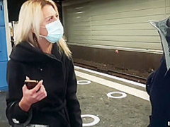 Megane Lopez - Is Cheating With A Stranger At The Train Station