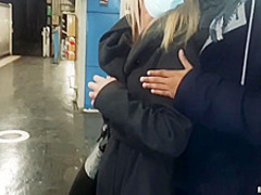 Megane Lopez - Is Cheating With A Stranger At The Train Station