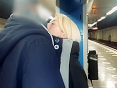 Megane Lopez - Is Cheating With A Stranger At The Train Station