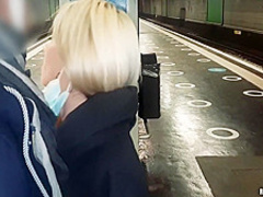 Megane Lopez - Is Cheating With A Stranger At The Train Station