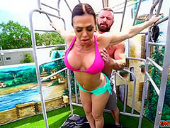 Outdoor Workout And Fuck Sesh With Milf - Nina Dolci