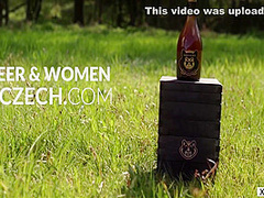 Boy Drinks Beer From The Vagina 10 Min With Antonia Sainz