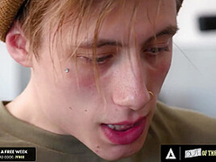 OUT OF THE FAMILY - Naughty Busty MILF Masturbates While Watching Sexy Stepdaughter Fuck