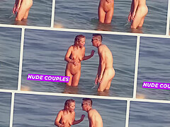 Beach Voyeur Amateurs Nudist Close Up Shaved - Hairy Pussy