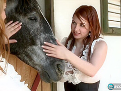 Terry Nova And Christy Marks In Busty Riding Academy