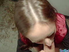 Public reality babe POV banged outdoor 4 cash after blowjob