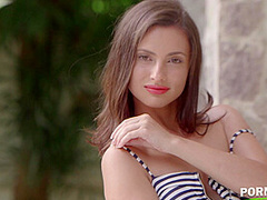 Summer Striptease: Naughty Newcomer Gets Naked Outdoors - PornWorld