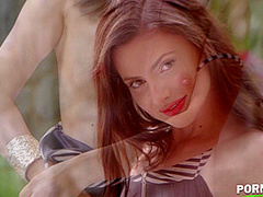 Summer Striptease: Naughty Newcomer Gets Naked Outdoors - PornWorld